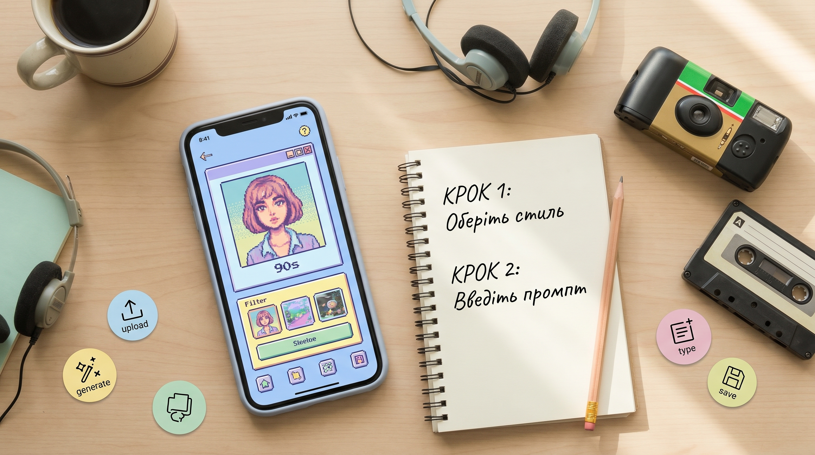 Як зробити AI-фото у стилі 90-х: покрокова інструкція
